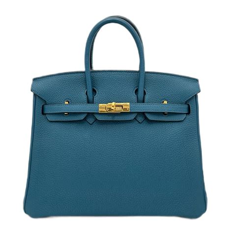 hermes blue colvert birkin|HERMES Togo Birkin 25 Colvert 240536 .